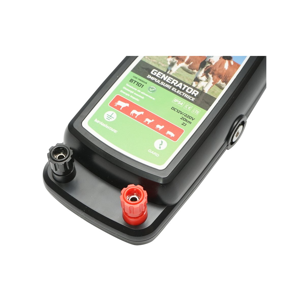 Aparat generator de impulsuri 2 Joule pentru gard electric 20Km, 12V/220V BRITMANN